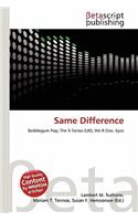 Same Difference: (English)