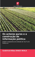 Os actores puros e a construção de informação política