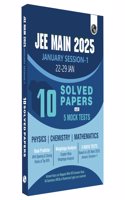 PW JEE MAIN 2025 January Session 1 (22 -29 Jan) 10 Solved Paper with 5 Mock Test As Per Session 1 Paper l With Rank Predictor and Weightage Analysis