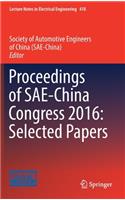 Proceedings of Sae-China Congress 2016: Selected Papers