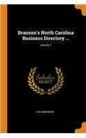 Branson's North Carolina Business Directory ...; Volume 7