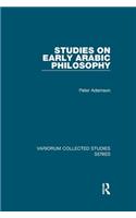 Studies on Early Arabic Philosophy