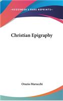 Christian Epigraphy