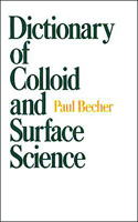 Dictionary of Colloid and Surface Science