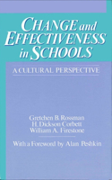 Change and Effectiveness in Schools