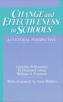 Change and Effectiveness in Schools