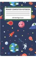 Primary Composition Notebook 6x9 120 Page Count