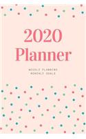 2020 Planner Weekly Planning Monthly Goals