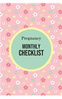 Pregnancy Monthly Checklist