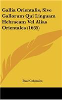 Gallia Orientalis, Sive Gallorum Qui Linguam Hebraeam Vel Alias Orientales (1665)