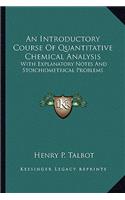Introductory Course of Quantitative Chemical Analysis