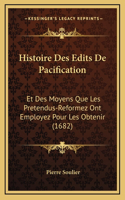 Histoire Des Edits De Pacification