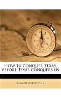 How to Conquer Texas, Before Texas Conquers Us