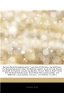 Articles on Royal Northumberland Fusiliers Officers, Including: Victor Gollancz, Eric Dorman-Smith, Jack Youll, James Bulmer Johnson, James Jackman, H