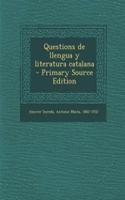 Questions de Llengua y Literatura Catalana