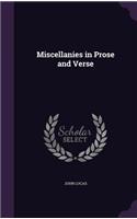 Miscellanies in Prose and Verse