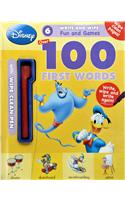 Disney 100 First Words Wipe Clean