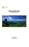 Shenandoah View in Counted Cross Stitch