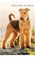 Airedale Terrier 3rd Notebook Record Journal, Diary, Special Memories, To Do List, Academic Notepad, and Much More