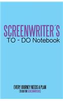 Screenwriters To Do Notebook
