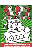 Avery's Christmas Coloring Book