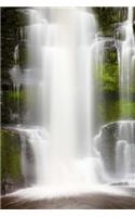 McLean Falls Tautuku River in Catlins Conservation Park New Zealand: 150 Page Lined Notebook/Diary