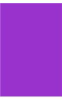 Journal Dark Orchid Color Simple Plain Orchid Purple