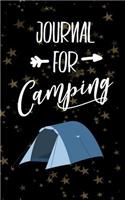 Journal For Camping
