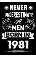 Never Underestimate A Men Born In 1981