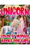 Unicorn Color By Number Books For Kids
