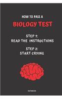 Notebook How to Pass a Biology Test