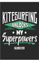Kitesurfing Unlocks My Superpowers Calender 2020