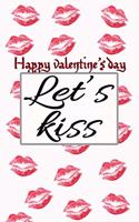 happy valentine's day let's kiss the best romantique gift for lovers on valentine to express love and feelings