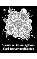 Mandalas Coloring Book Back Background Edition