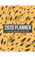 2020 Animalier Daily Planner: Hourly Appointment Diary Agenda for Work with Notes & To Do List (Daily Hourly Layout - 1 Jan / 31 Dec - 8.5x11")