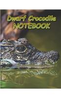 Dwarf Crocodile NOTEBOOK: Notebooks and Journals 110 pages (8.5"x11")