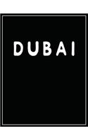 Dubai: Black and white Decorative Book - Perfect for Coffee Tables, End Tables, Bookshelves, Interior Design & Home Staging Add Bookish Style to Your Home-