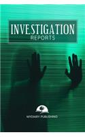 Investigation Reports Journal, Notebook. Format 6" X 9" - 100 blank pages with lines.: Perfect notebook for all your research.