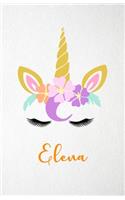 Elena A5 Lined Notebook 110 Pages