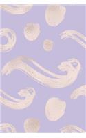 Cute Pattern Rose Gold Sketchbook 3: Lilac: 240 Pages Sketchbook: Sketchbook 6 x 9(4 Cute Pattern Rose Gold Series 3)