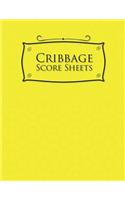 Cribbage Score Sheets: (34 Cribbage Score Sheets)