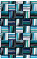 Journal Notebook Criss Cross Grids Blues: 162 Lined and Numbered Pages With Index Blank Journal For Journaling, Writing, Planning and Doodling.(78 Journal Notebook Lined 2)
