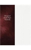 Hexagonal Graph Paper Notebook: 1/4" Hexagonal Rule, 100 Pages