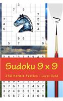 Sudoku 9 X 9 - 250 Hermit Puzzles - Level Gold