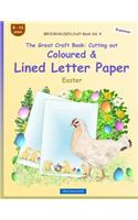 BROCKHAUSEN Craft Book Vol. 4 - The Great Craft Book: Cutting out Coloured & Lined Letter Paper: Easter(4 Easter)