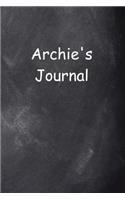 Archie Personalized Name Journal Custom Name Gift Idea Archie: (Notebook, Diary, Blank Book)