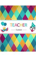 Teacher Planner: Teaching Plan Book, Attendance List, Student Birthdays, Child Information, Daily Lesson Plan, Field Trip Plan, Size 8.5 x 11 Inch, 100 Pages