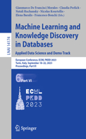 Machine Learning and Knowledge Discovery in Databases: Applied Data Science and Demo Track: European Conference, Ecml Pkdd 2023, Turin, Italy, September 18-22, 2023, Proceedings, Part VI