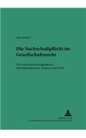 Die Nachschußpflicht Im Gesellschaftsrecht