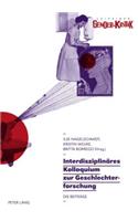 Interdisziplinaeres Kolloquium Zur Geschlechterforschung